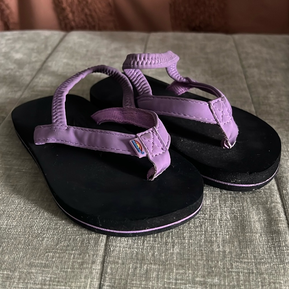 Rainbows- Purple with blackstrap